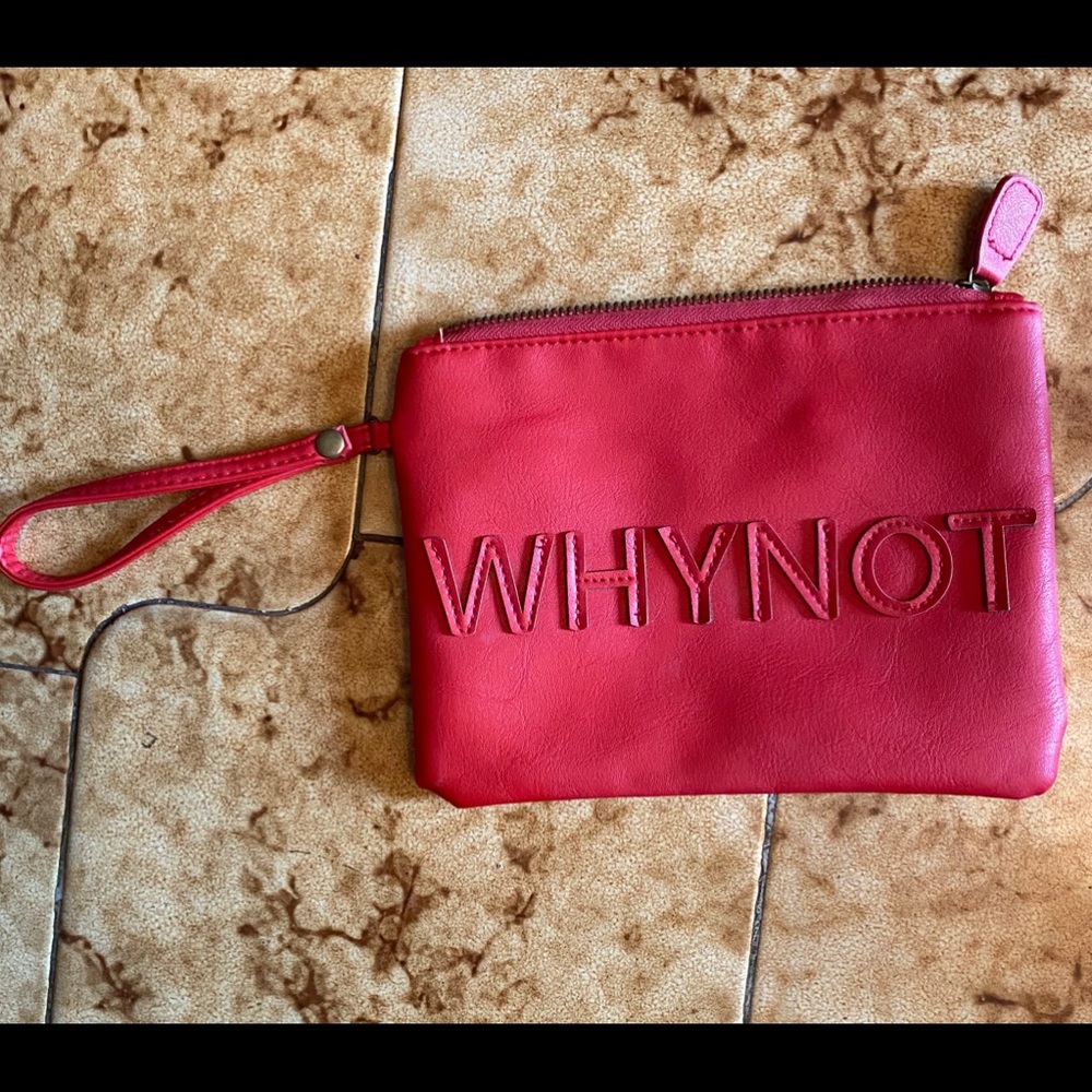 NWT Vegan leather wristlet